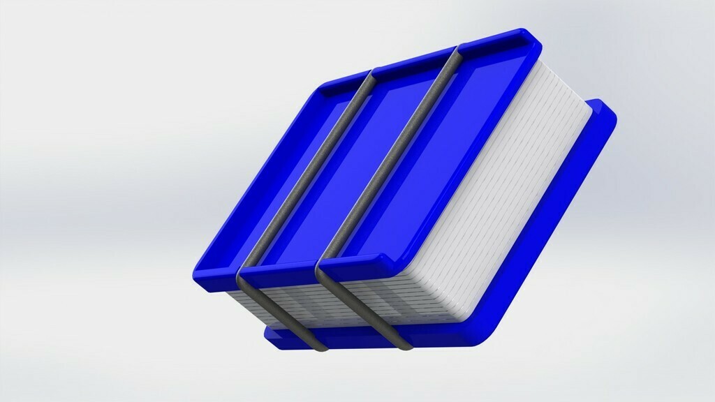 minimalistisch Brieftasche Zubehör Requisiten Mode 3D print model - Mito3D