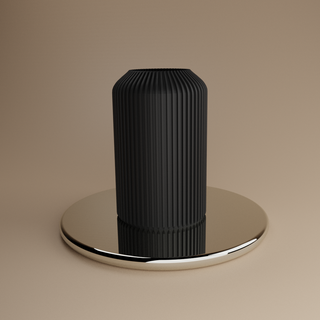 minimalistisch Zylinder Vase simpel elegant Flasche Dekor Dekoration Dekorationen Innere Design Architektur Komposition Harmonie 3d print model - Mito3D