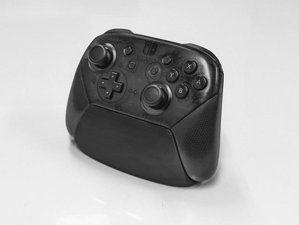 minimalista Nintendo interruptor pró controlador ficar pé xbox jogos 3d print model - Mito3D