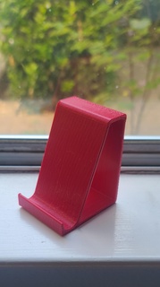 minimalistic phone stand minimalist iphone holder 3d print model - Mito3D