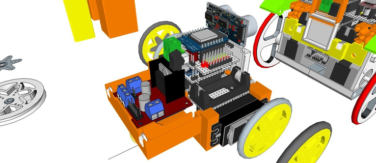 Minimum DIY Mini Roboter Plattform Design Konzepte Gadget Rover balancieren Robotik Bots Elektronik 3d print model - Mito3D