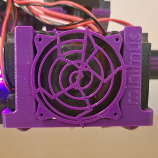 minimus fan cover - vortex diver biohazard 4010 4020 3d print model - Mito3D