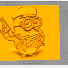 minion art minions detective fun toy 3d printable model 3d print model - Mito3D