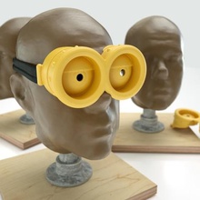 minion goggles art costume fun mask minions prop toy models 3d print model - Mito3D