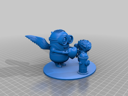 minion love Tools hydrant 3d printing 3d print model - Mito3D
