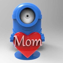 minion seviyor anne Aşk heykeller 3d print model - Mito3D