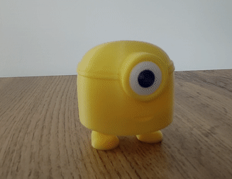 minion spring Game minion spring print in place  3d print model - Mito3D