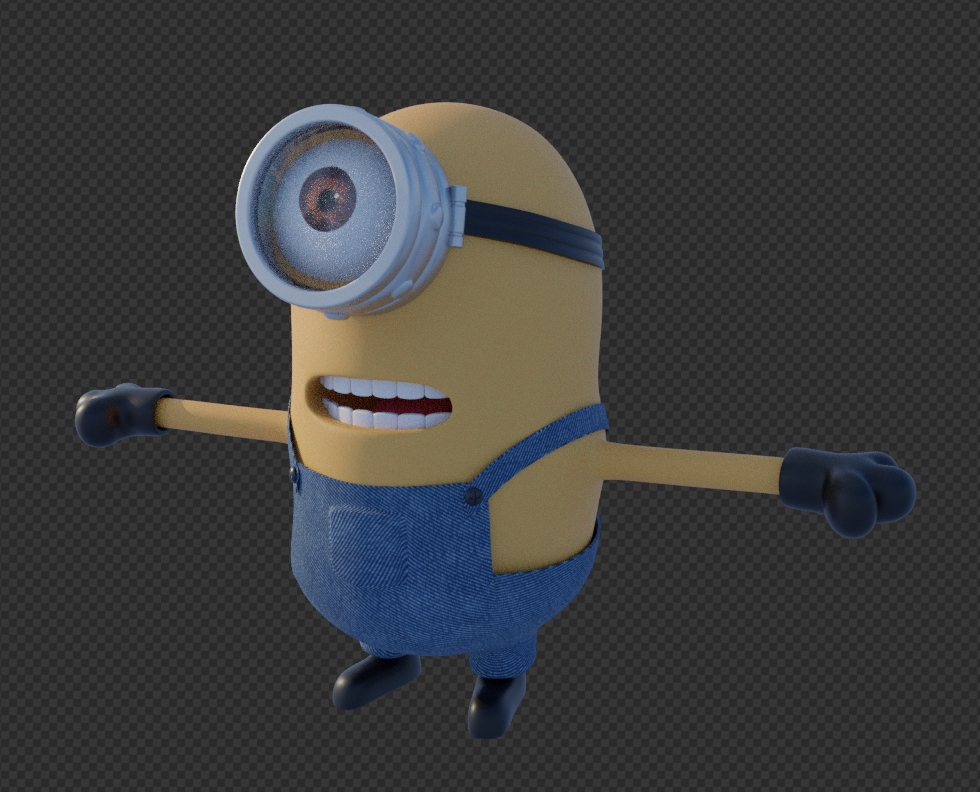 lacaio t pose jogos juguete supor modelado gru malvado favorito decoracion 3D print model - Mito3D