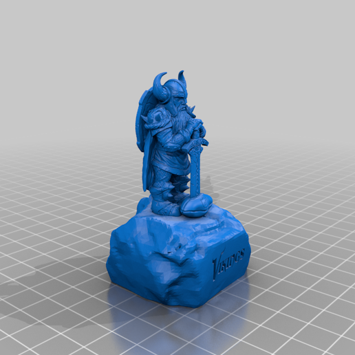 Minnesota vikingos personas 3D print model - Mito3D