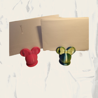 Mémoire Souris photo cartes stand up afficher gadget Minnie Mouse carte décoration décoratif collecte séries 3d print model - Mito3D