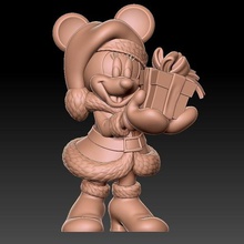 minnie various obj stl disney mickey mouse 3d print model - Mito3D