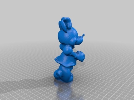 minnie makerbotdigitizer scan art 3d print model - Mito3D