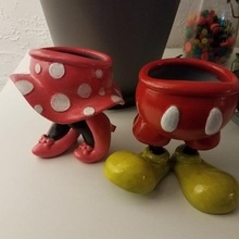 Minnie mickey Vase 3d print model - Mito3D