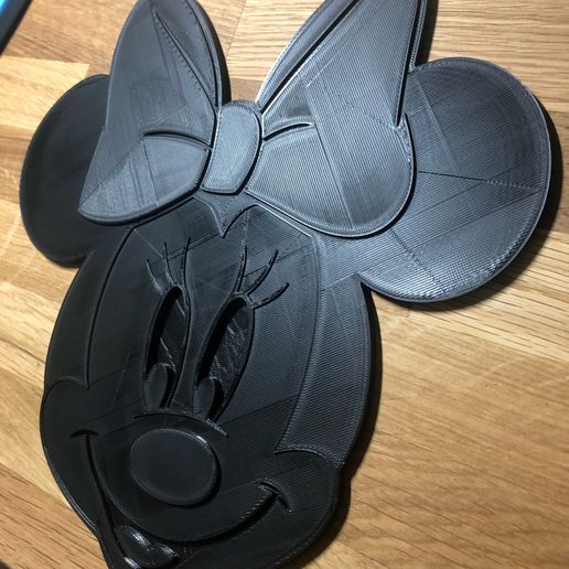 Minnie 2d Sanat duvar dekorasyon Disney 3D print model - Mito3D