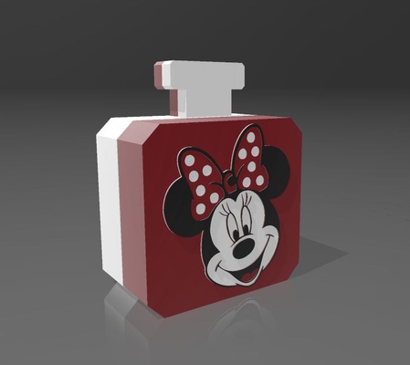 minnie geliş takvim ev no l kişiselleştirilmiş disney koku 3d print model - Mito3D