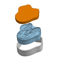 minnie bath bomb mould gadget mickey mouse 3d print model - Mito3D