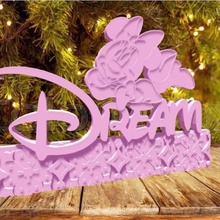 minnie dreams home disney dream decoration ornament 3d print model - Mito3D