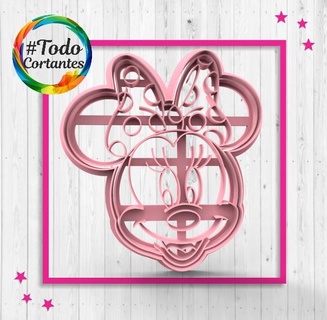 minnie face cutter Home mickey daisy pluto donald woofy disney brand marker cookie cutters markers playhouse mouse 3d print model - Mito3D