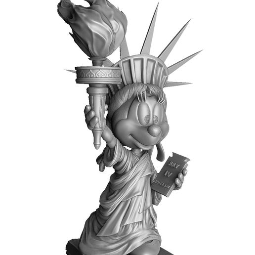minnie liberty 3d print 3D print model - Mito3D