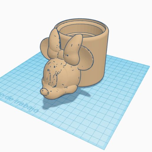 minnie compagno 3D print model - Mito3D