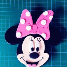 minnie mickey collage pasta rubber clay putty porcelain cold ballina fondant mass marker stamp cutting cookie cutter color 3d print model - Mito3D