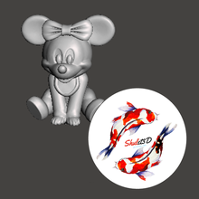 minnie ratón bebé Moda Minnie Mouse Mickey disney mickey bebe minniemousedisney disneystl 2021 ratoncito 3d print model - Mito3D