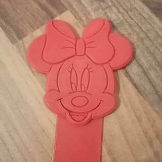minnie mouse bookmark disney minnie mouse mickey classic bookmark reading  3d print model - Mito3D