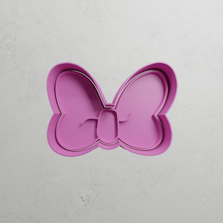 Minnie Maus Bogen Cutter Schneider Formen Kekse 3d print model - Mito3D