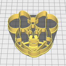 minnie mouse cookie cutter detailed mlp baking cooking pla utensils 3-d printing fondant 3d print model - Mito3D
