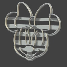minnie mouse de fresa la herramienta toon cocina cookie 3d print model - Mito3D
