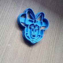 minnie mouse visage cookies cutter la maison luifer 3d print model - Mito3D