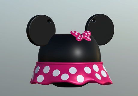 Minnie fare cadılar bayramı saksı miny Mickey Disney tatlılar şekerler oyunlar çocuklar kostümler bitkiler tencere oyuncaklar geçecek karikatürler kalem Kulp destek 3d print model - Mito3D
