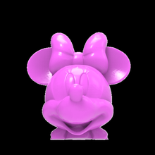 minnie mouse cabeza varios figuritas mickey el mundo de disney disneyland pixar 3d print model - Mito3D