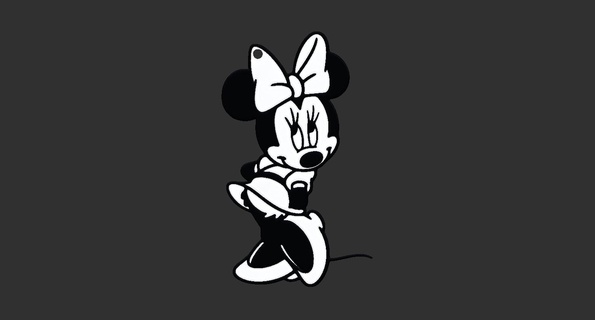 minnie rato chaveiro Disney 3d print model - Mito3D