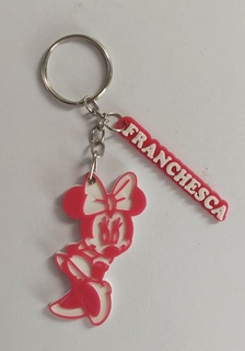 minnie mouse keychain Jewelry keychain minnie mouse disney minnie mouse accessories souvenir  3d print model - Mito3D