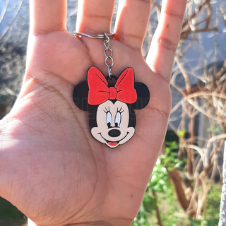 Minnie Maus Schlüsselbund Schlüsselring mickey Disney 3d print model - Mito3D