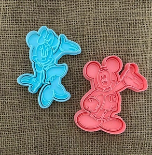 minnie mouse mickey mouse stamp stamp cookie cutters cookie cutters cookies cutters cookies cookies  3d print model - Mito3D