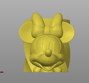 Minnie fare kalem Mickey Kulp destek 3d print model - Mito3D