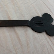 minnie mouse play kitchen spatula tool flipper toy art disney 3d print model - Mito3D