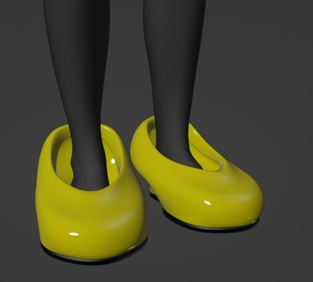 minnie scarpe cosplay topolino disney personaggio 3d print model - Mito3D