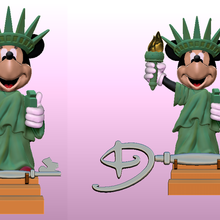 minnie stand disney keys key mickey world mouse 3d print model - Mito3D