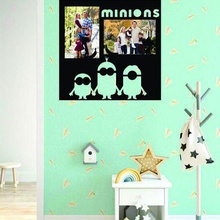 minnions photo frame home room living house decoration family photos table 3d print model - Mito3D