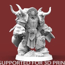 minoan capitão pre supported pré suportado 3d print model - Mito3D