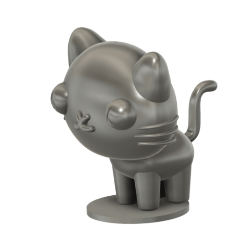 mio cat pucca art sculptures 3D print model - Mito3D