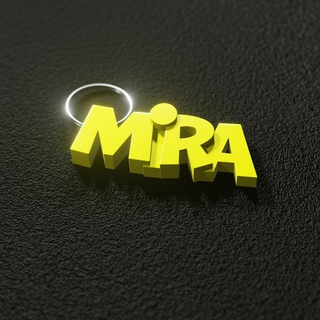 mira - keyring Gadget keyring keychain  3d print model - Mito3D