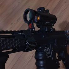 mira rosso punto 1x30 protezione lanciere tattico ottico vista airsoft 3d print model - Mito3D