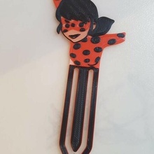 miraculous ladybug bookmark brand page 3d print model - Mito3D