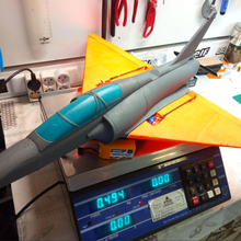 miraggio 2000 volare rc modello gratuito test gioco Jet avion 3d print model - Mito3D