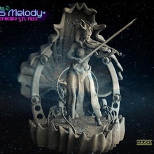 miranda's melody art highly detailed alien statuette sculptures woman 3d print model - Mito3D