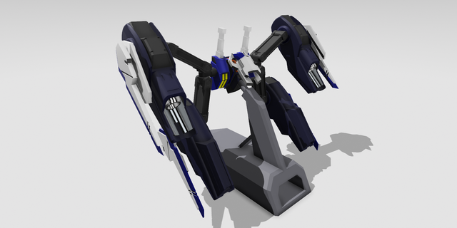 mirasoul extras gundam aéreo Gunpla google robot propulsor mochila 3d sd 3d print model - Mito3D